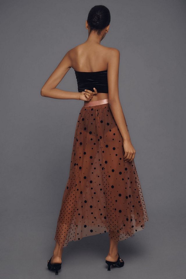 Maeve Sheer Tulle Maxi Skirt #1