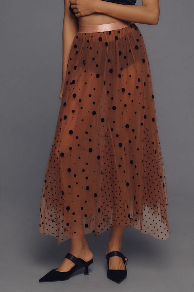 Maeve Sheer Tulle Maxi Skirt #3