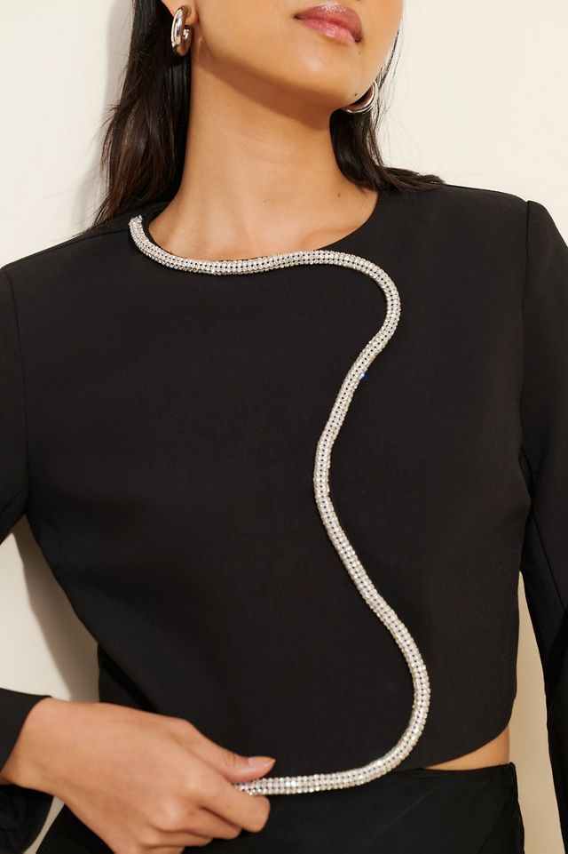 Line + Dot Tate Rhinestone Blazer #2