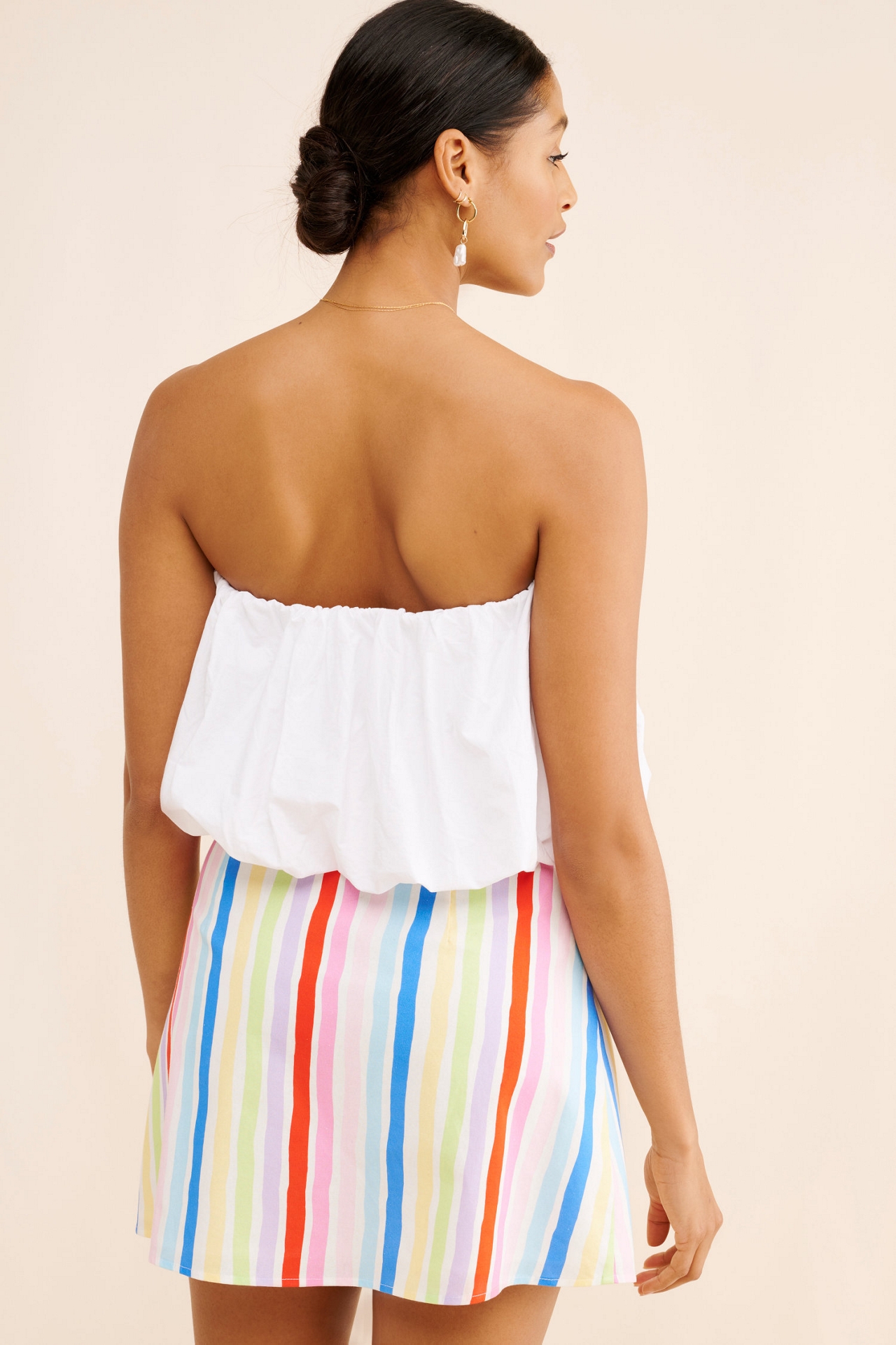 Olivia Rubin Arin Striped Mini Skirt