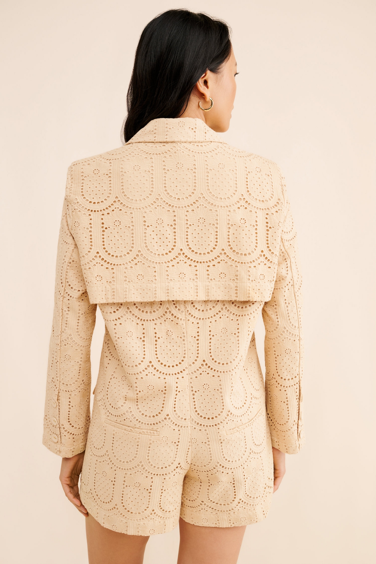 FARM Rio Pineapple Cotton Eyelet Romper