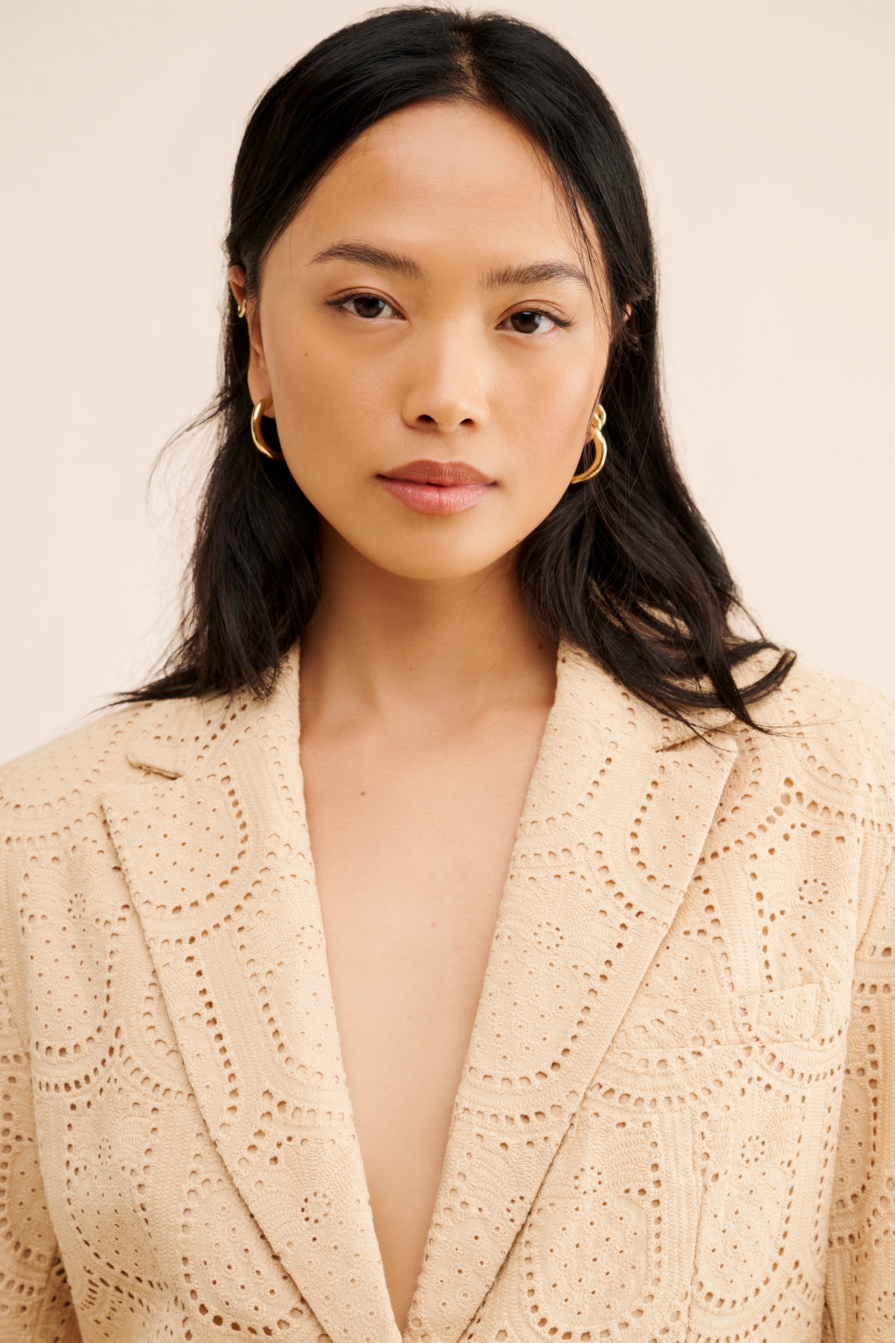 FARM Rio Pineapple Cotton Eyelet Romper