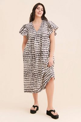 Maeve Printed Short-Sleeve Shirt Dress | Anthropologie