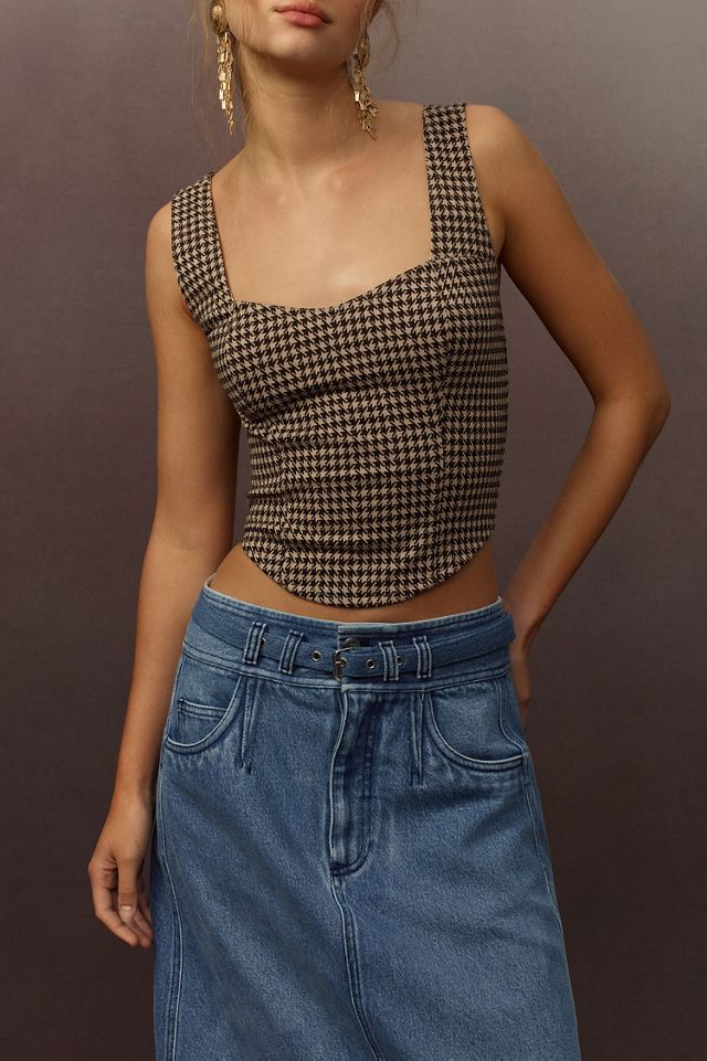 Pilcro Barrel Denim Midi Skirt #2