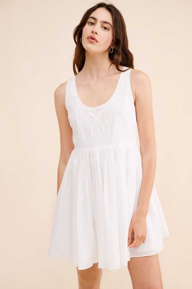 Rachel Antonoff Eliana Bow Appliqué Mini Dress #3