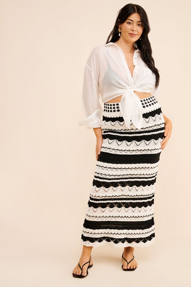 Contrast Sweater Skirt #4