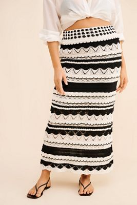 Maeve Leopard Sweater Knit Pencil Skirt | Anthropologie