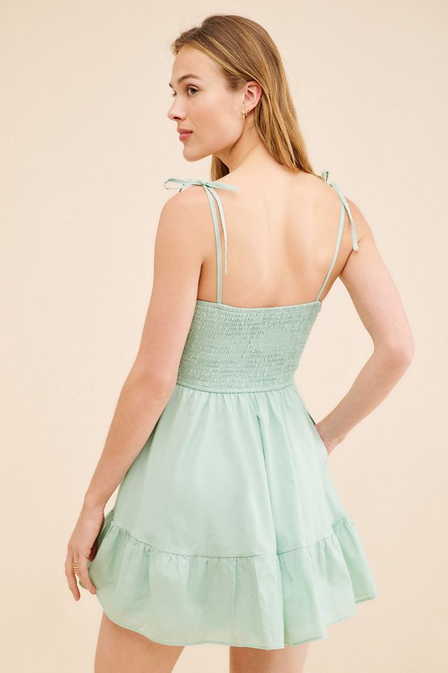 Hutch Tie Strap Smocked Bodice Dress #1