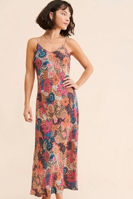 Kachel Floral Bias Slip Dress