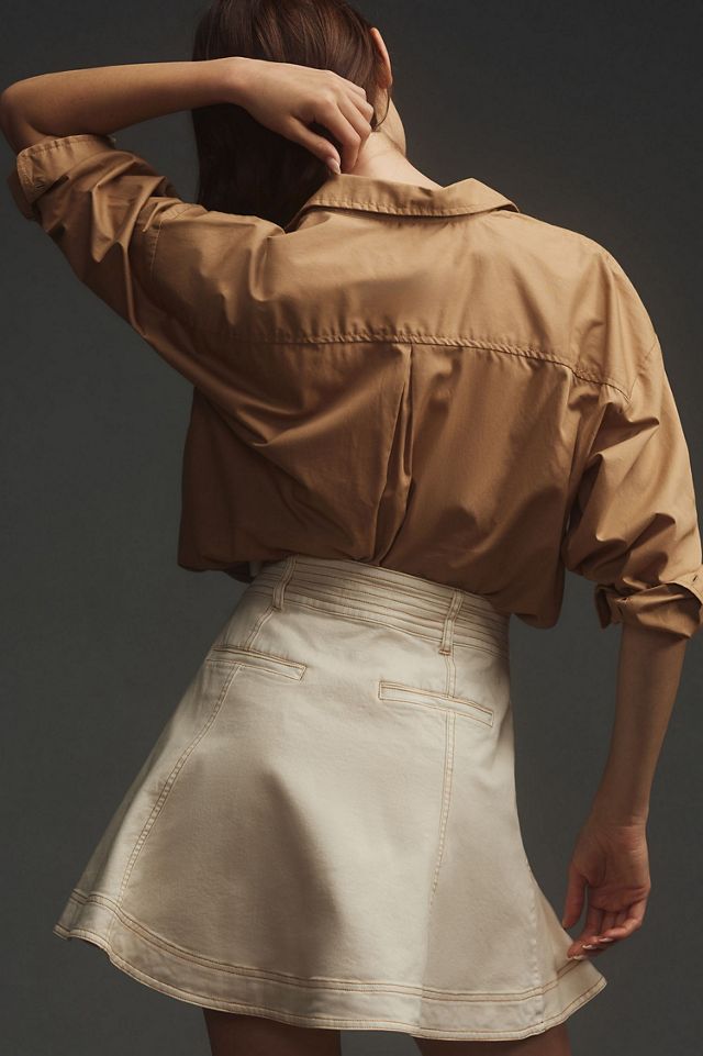 Pilcro Kick Flare Mini Skirt #3