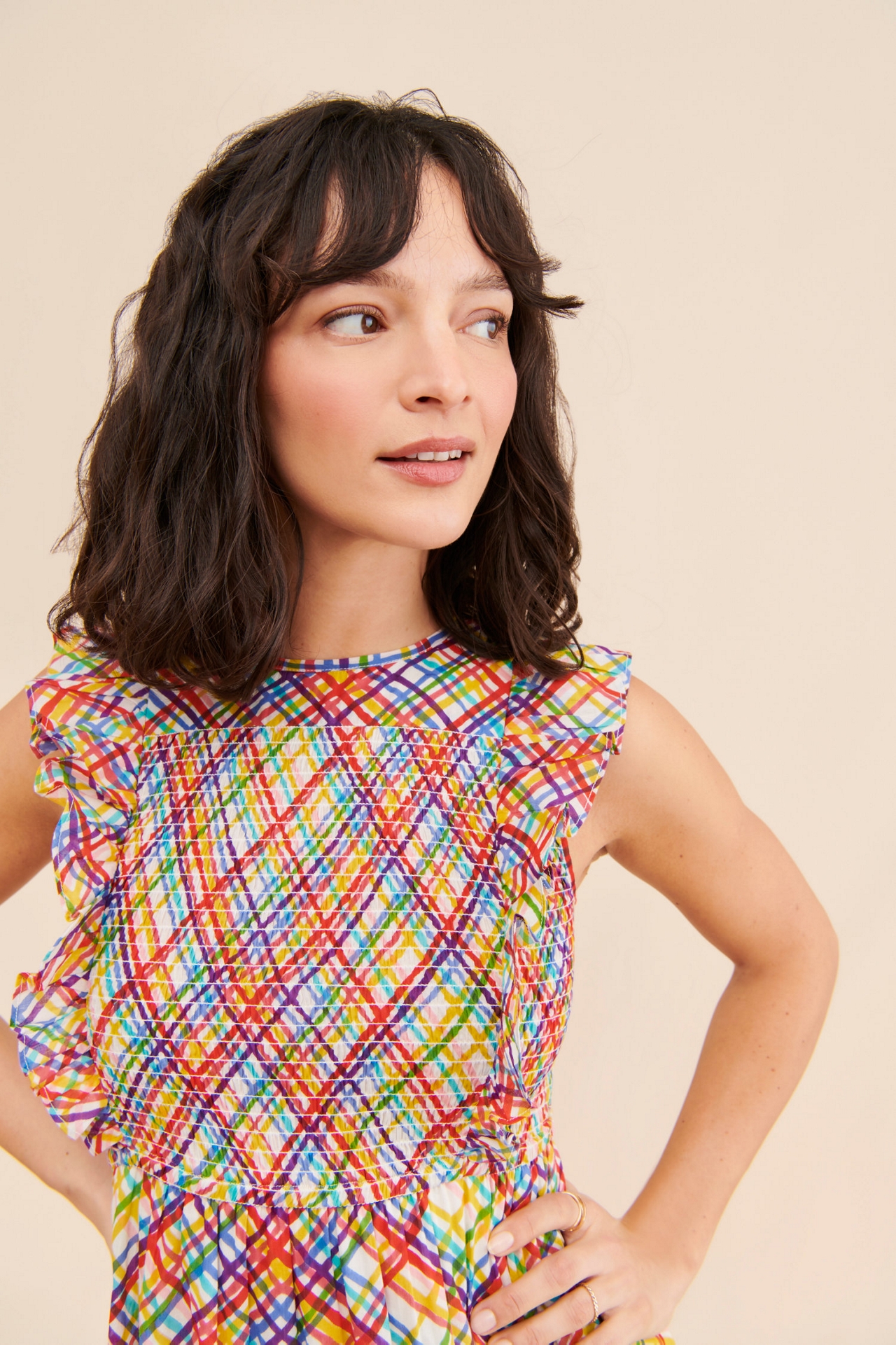 Banjanan Iris Plaid Dress