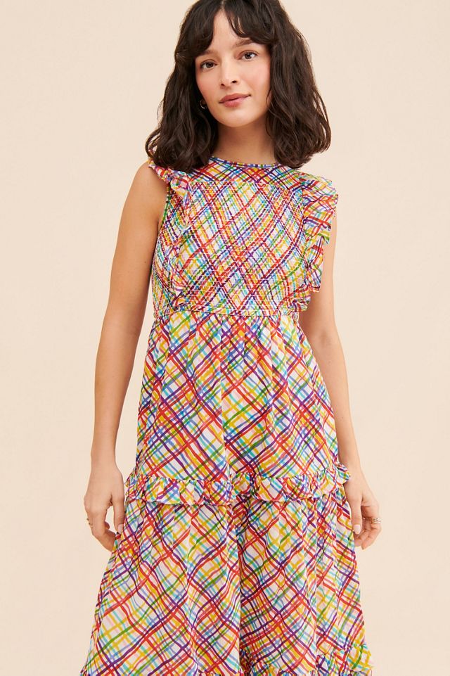 Banjanan Iris Plaid Dress #4