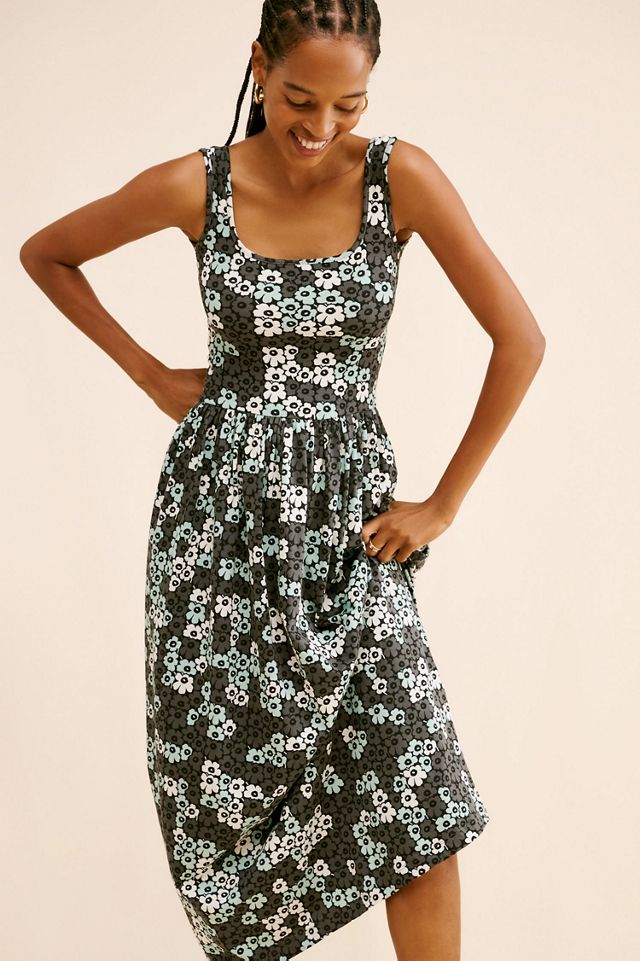 Marimekko Dekadi Unikko Jersey Midi Dress #1