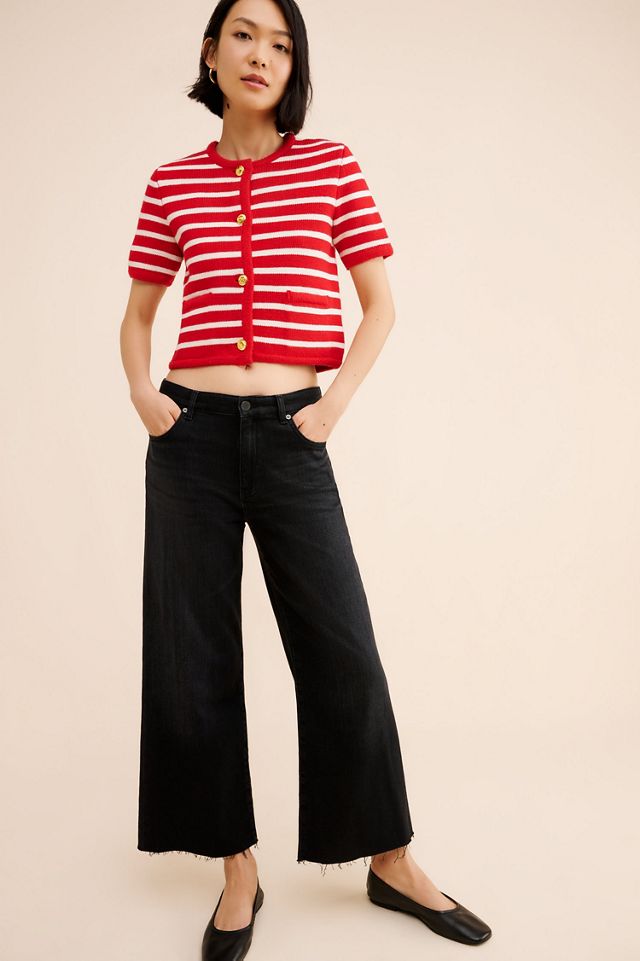 AG Jeans Saige Crop Wide Leg Jeans #4