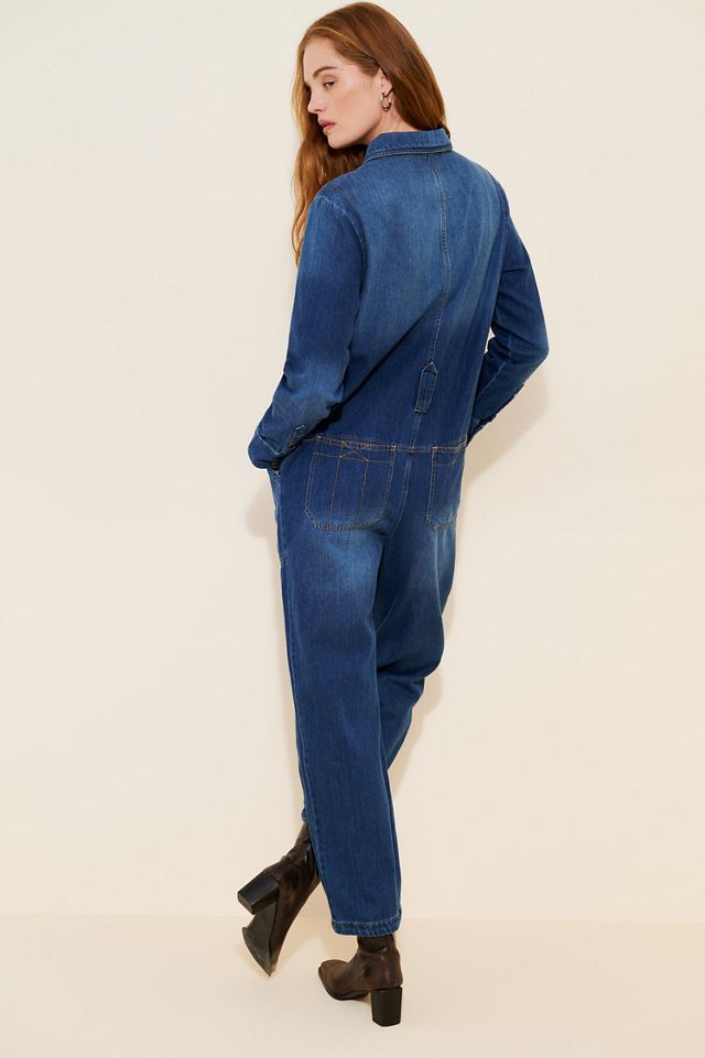 Pilcro Relaxed Denim Utility Jumpsuit #1