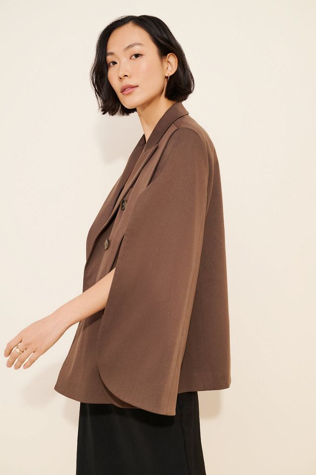 Mare Mare Double Breasted Cape Blazer #3