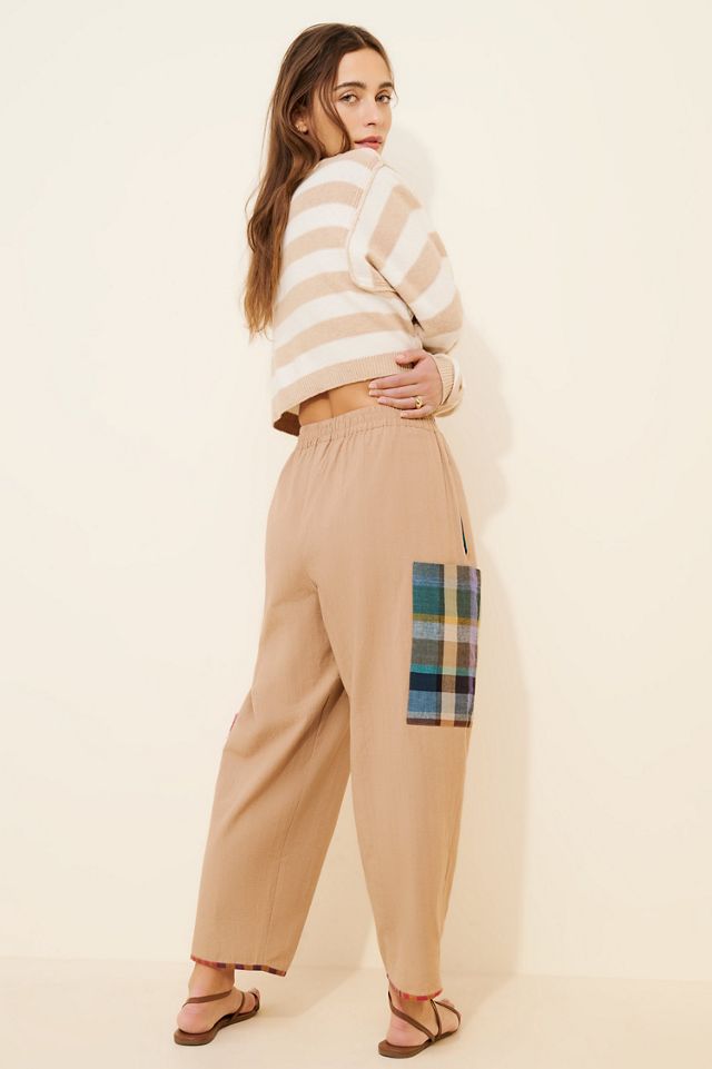 Rujuta Sheth Collage High-Rise Pants #1
