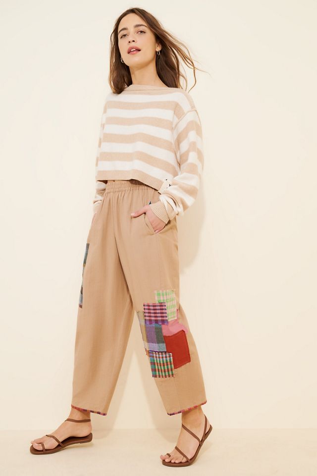 Rujuta Sheth Collage High-Rise Pants #4