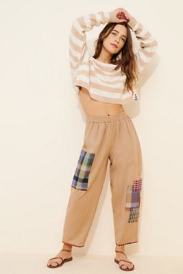 Rujuta Sheth Collage High-Rise Pants