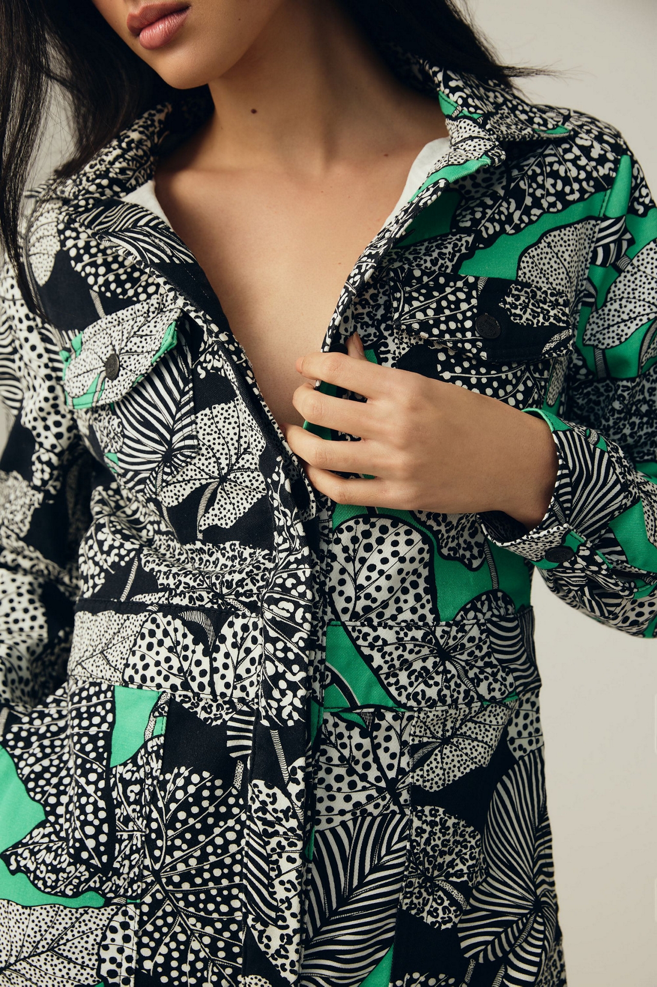 FARM Rio Foliage Printed Romper