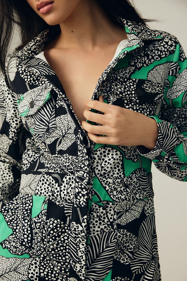 FARM Rio Foliage Printed Romper #1