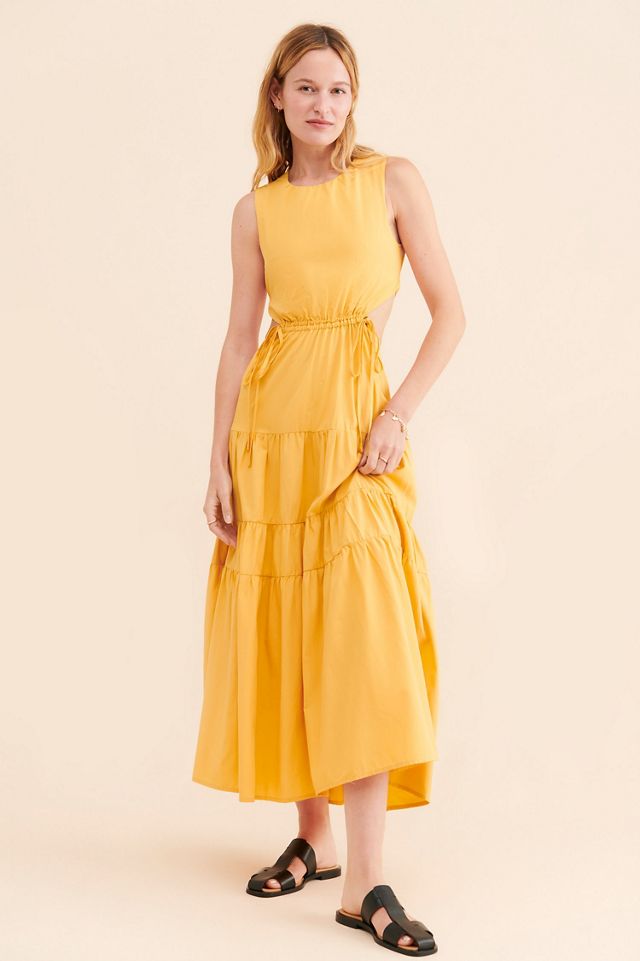 Moon River Tiered Cutout Maxi Dress #2