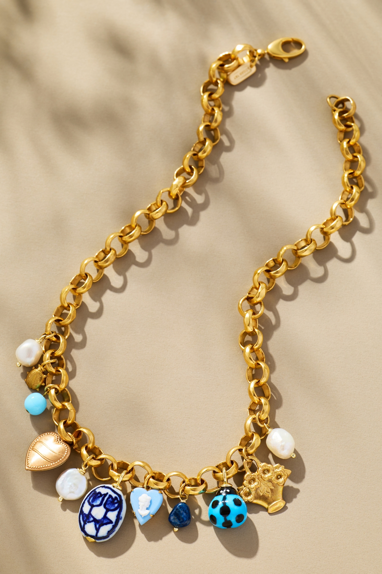 Logan Tay Azure Vintage Charm Necklace
