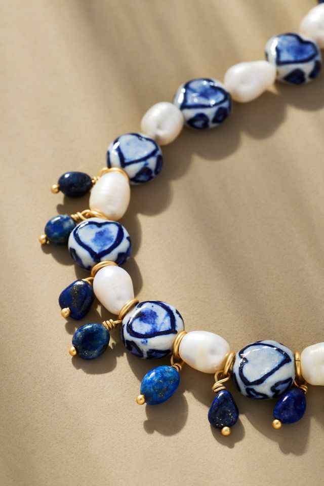 Logan Tay Seaside Heart Pearl Necklace #1
