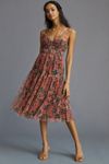 Halter Mesh Midi Dress
