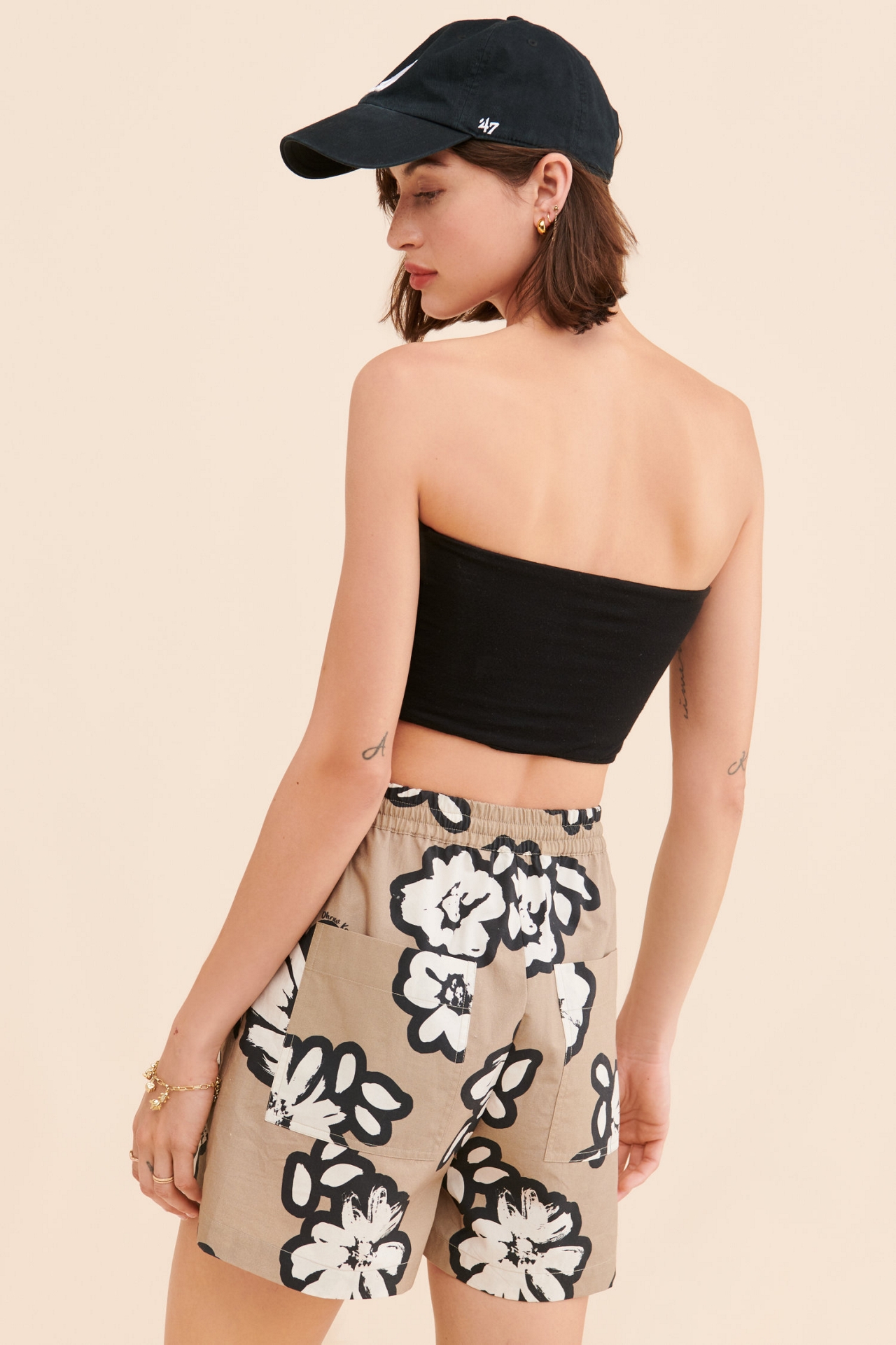 Dhruv Kapoor Floral Cargo Shorts