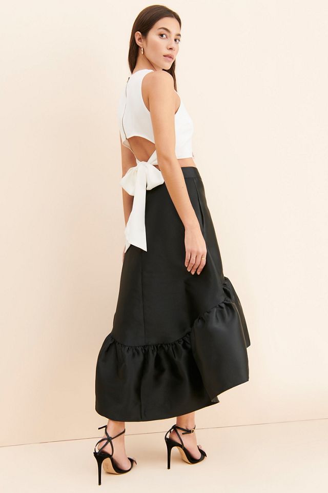 Mare Mare Serene Formal Flounced Maxi Skirt #2