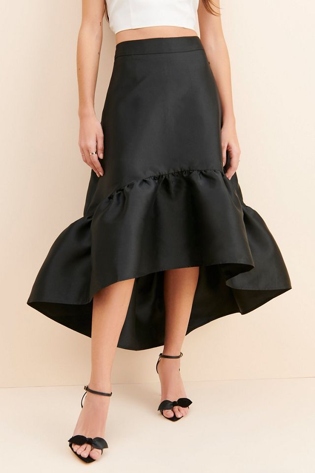 Mare Mare Serene Formal Flounced Maxi Skirt #4