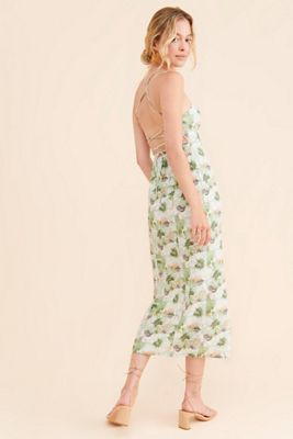 green emerald velvet dress En Saison Laguna Halter Maxi  TrenLend