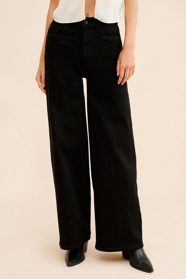 DL1961 Hepburn Wide Leg High Rise Vintage Jeans #3