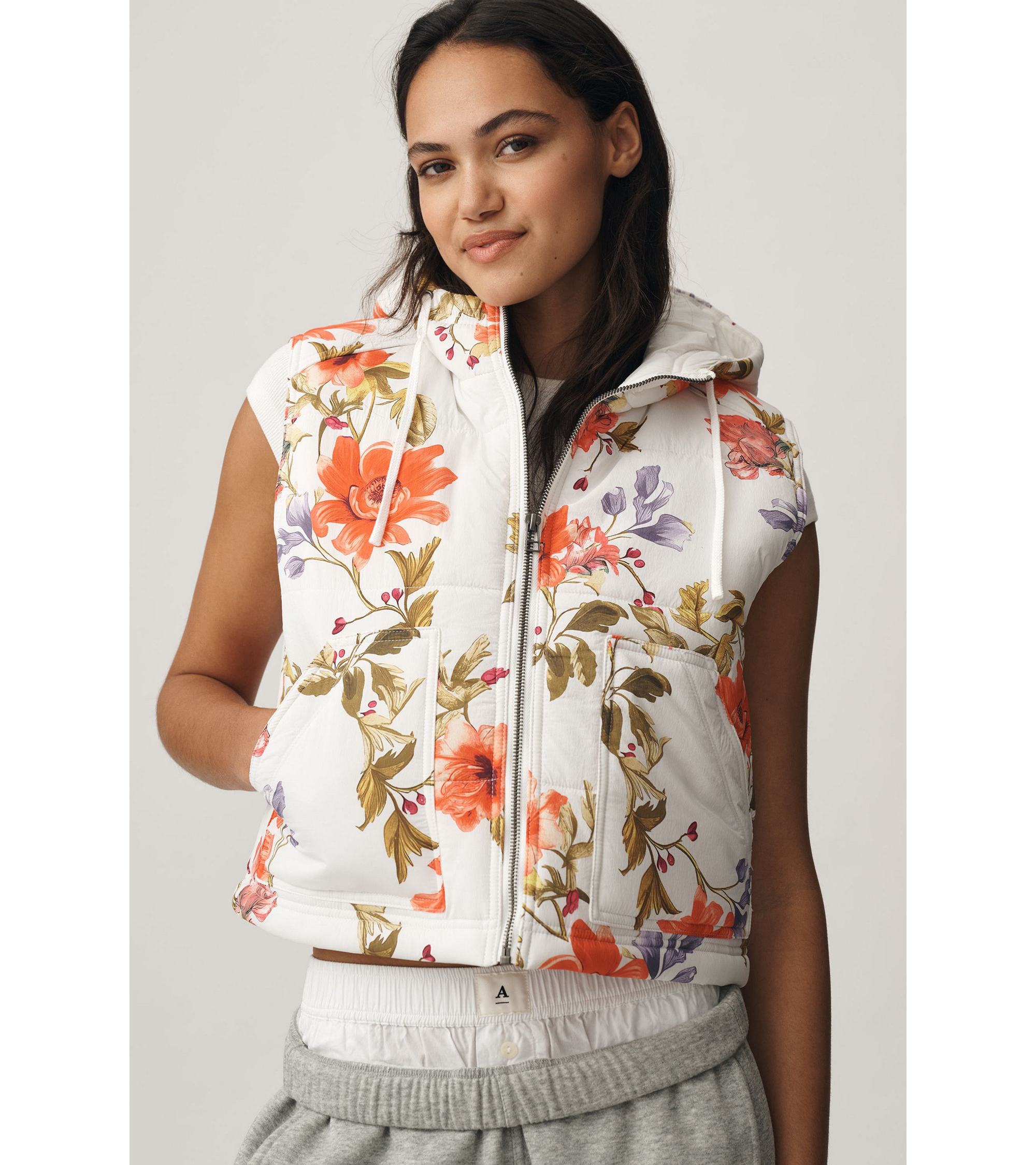 by Anthropologie Boxy Puffer Vest - Image 1
