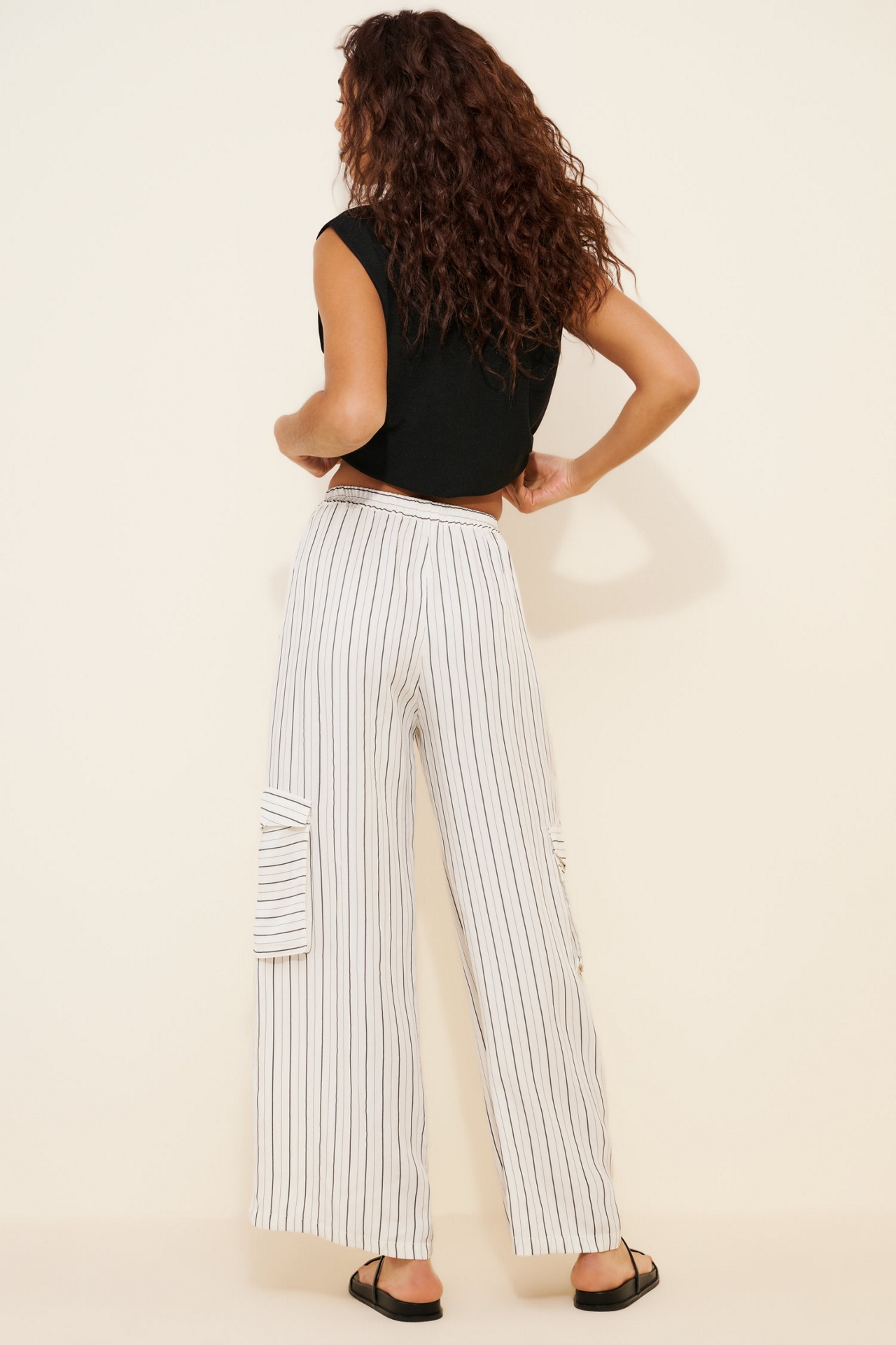 Little Lies Stripe Cargo Pants
