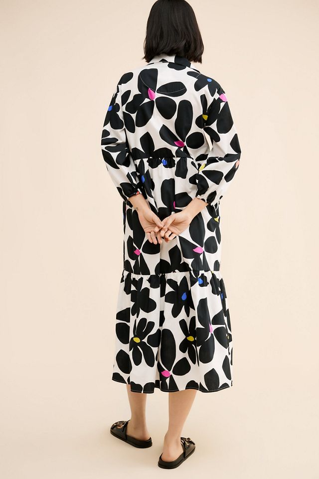 Maeve The Bettina Tiered Shirt Dress #4