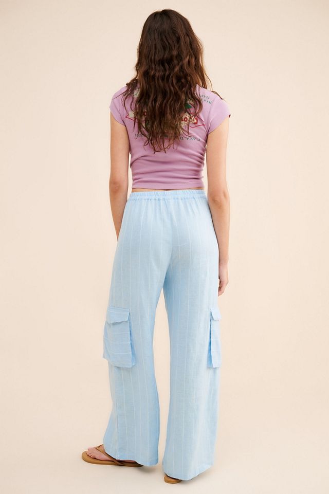 Little Lies Linen Cargo Pants #1