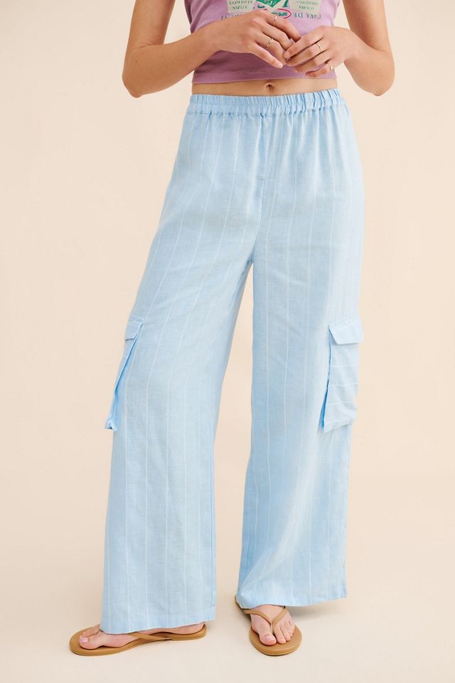 Little Lies Linen Cargo Pants #4