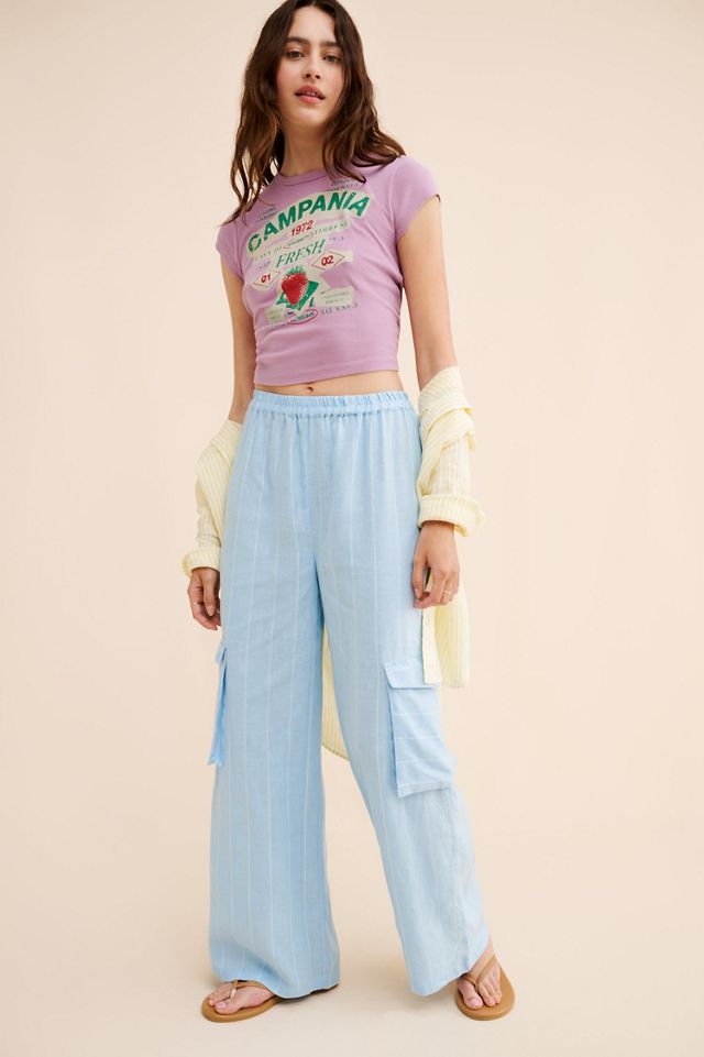 Little Lies Linen Cargo Pants #2