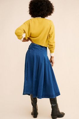 Warp + Weft Las Pleated Skirt