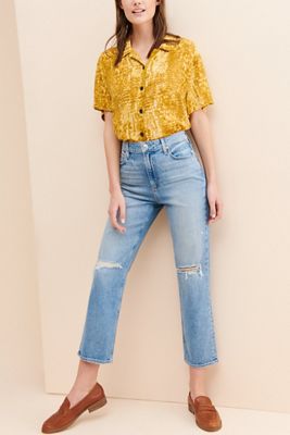 PAIGE Sarah Straight Ankle Jeans