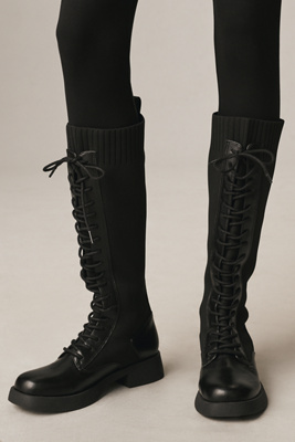Bc Footwear By Seychelles Carmen Lace-up Boots In Black