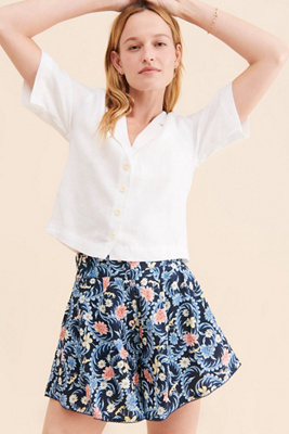 Agua Bendita Nalia Floral Shorts | Anthropologie