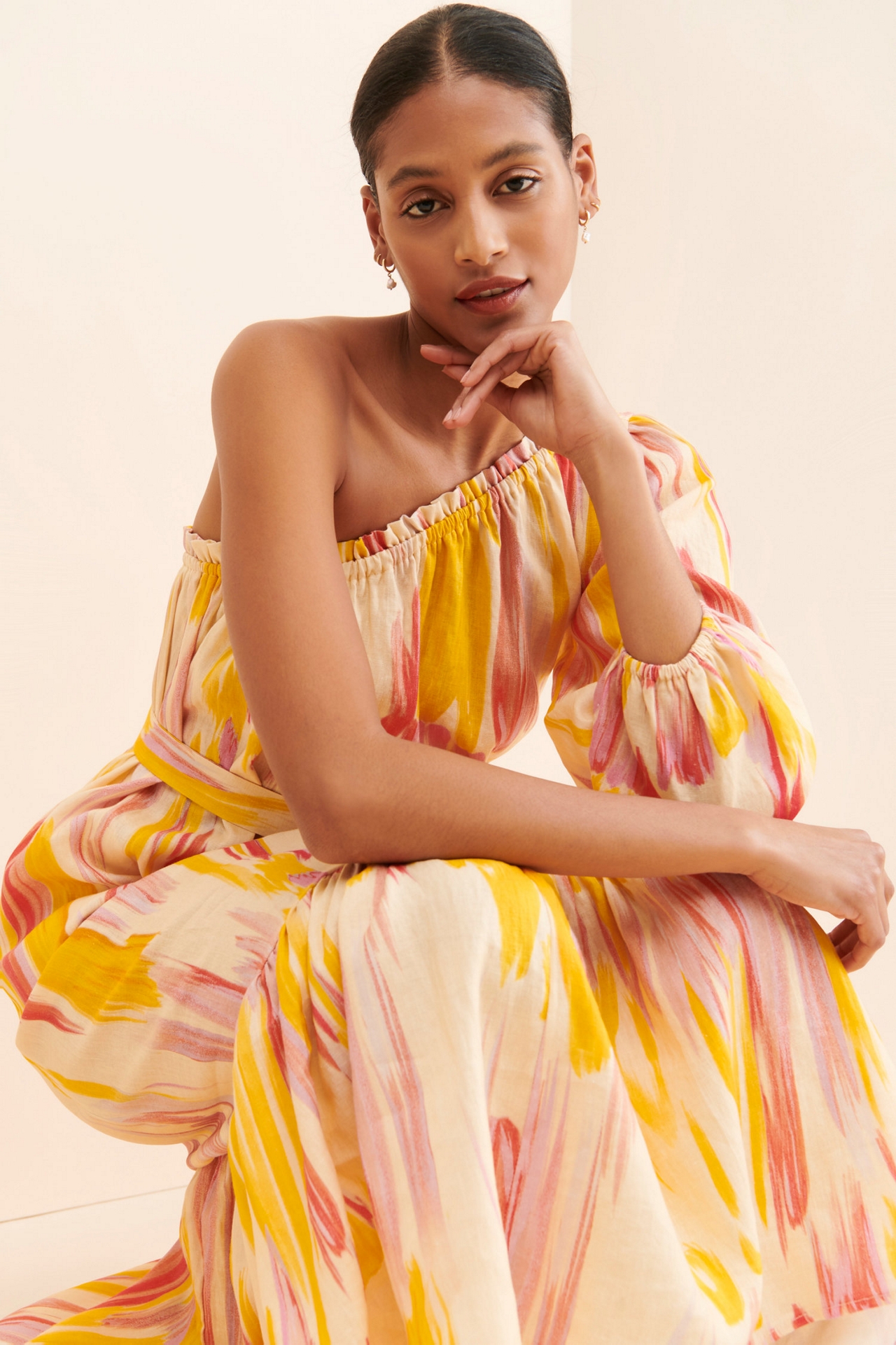 Little Lies Costa Rica Linen Dress