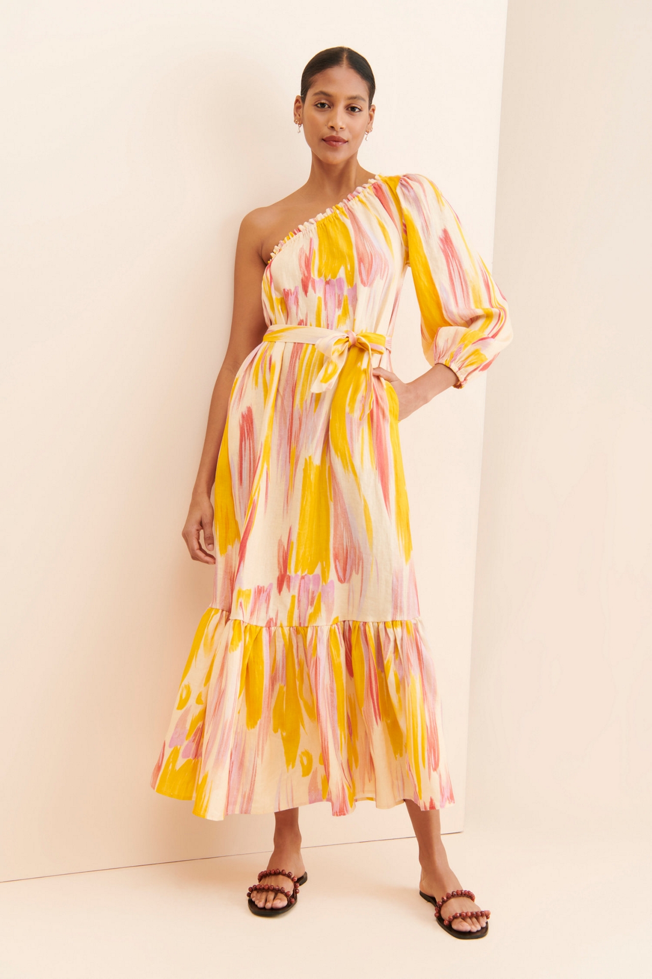 Little Lies Costa Rica Linen Dress