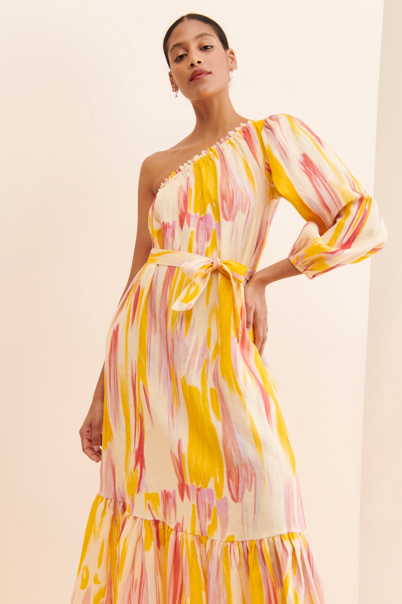 Little Lies Costa Rica Linen Dress