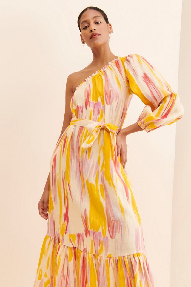 Little Lies Costa Rica Linen Dress #1