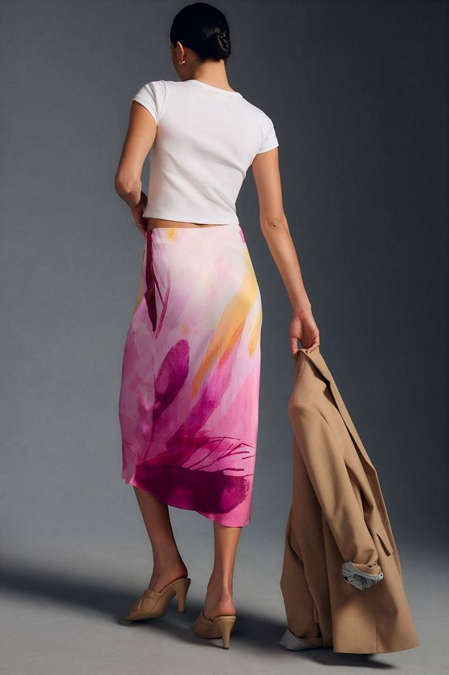 The Elyse Midi Slip Skirt #4