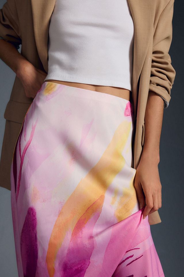 The Elyse Midi Slip Skirt #1
